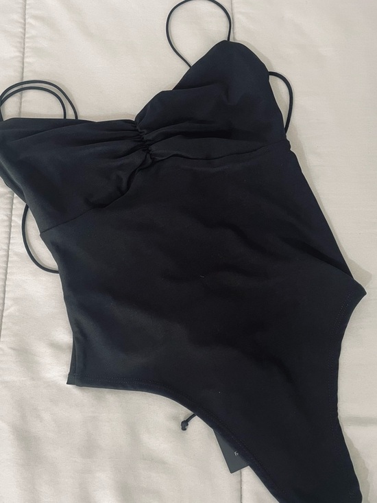 Fashion Nova Tops - Fashion Nova Coveted Occasion Ruched Bodysuit